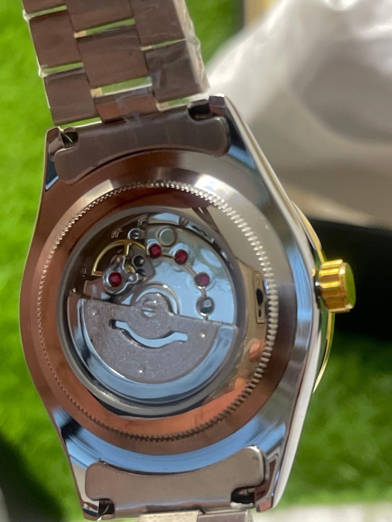 Rolex Datejust Style Automatic Watch with Silver & Gold Two-Tone - Image 3